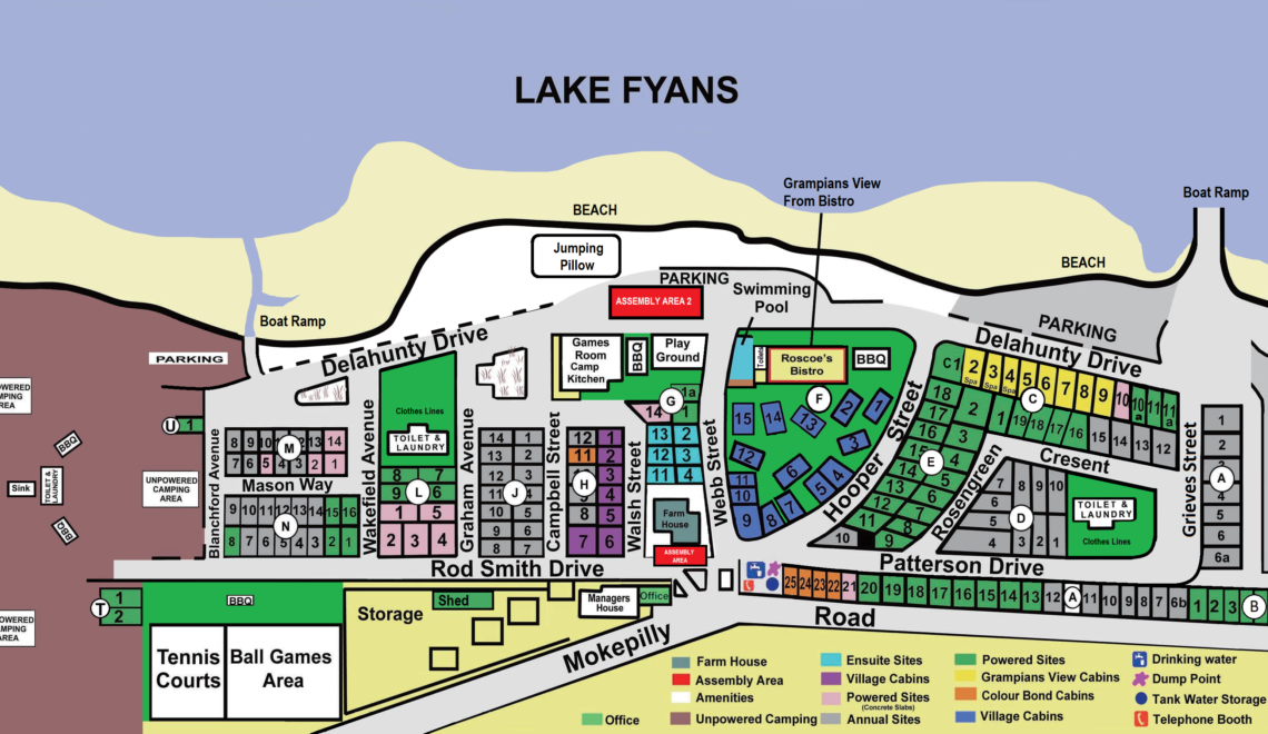 Lake Fyans Map